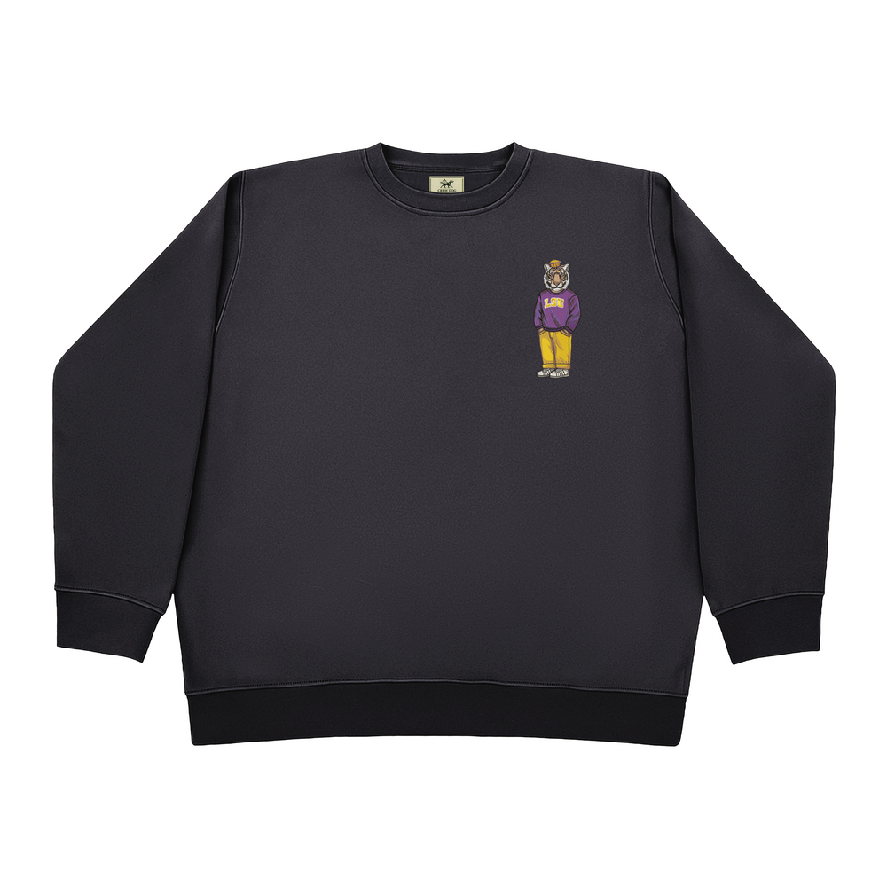 
                      
                        LSU Vault Hat Embroidered Crewneck
                      
                    