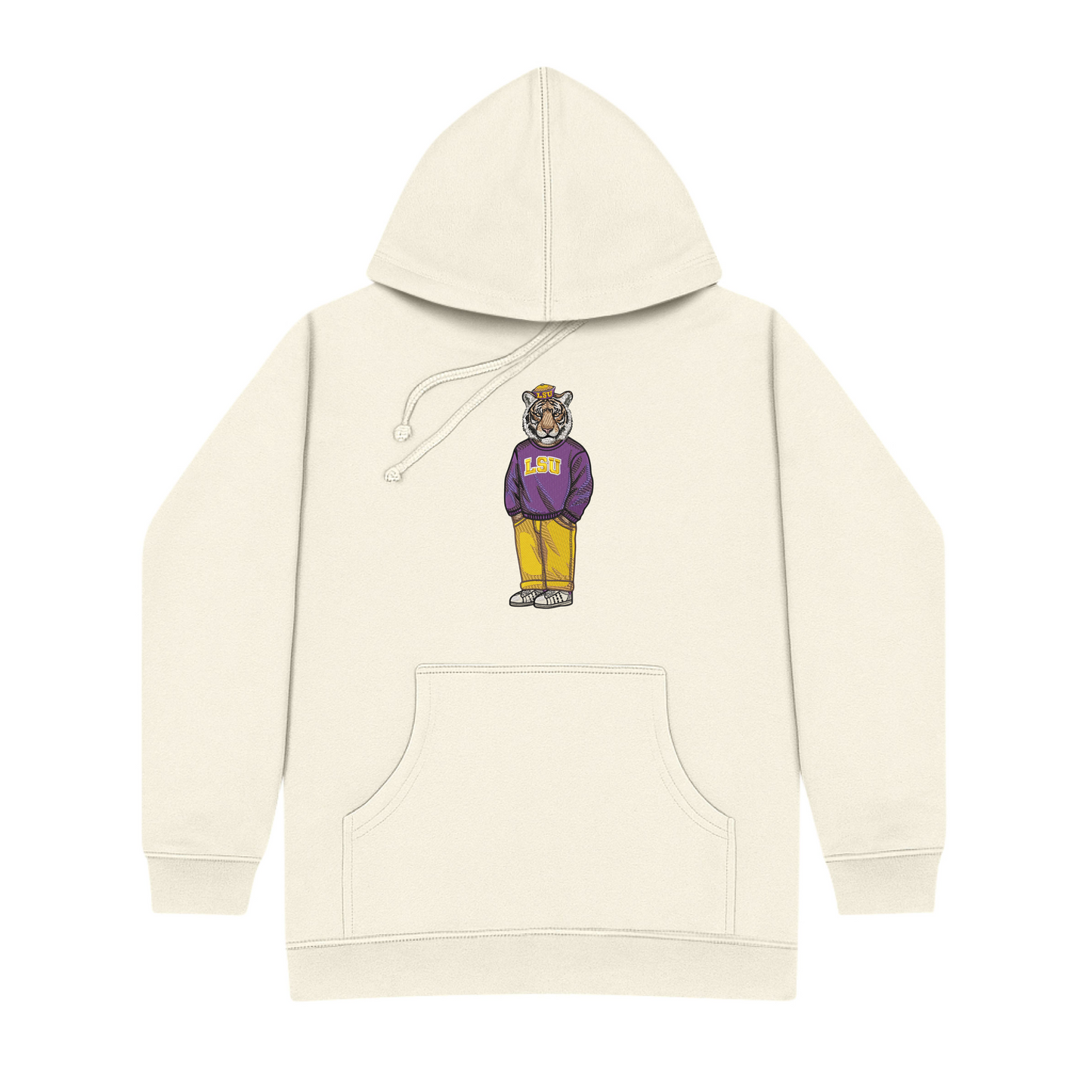 LSU Vault Hat Embroidered Hoodie