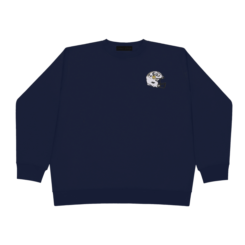 LSU Helmet Crewneck