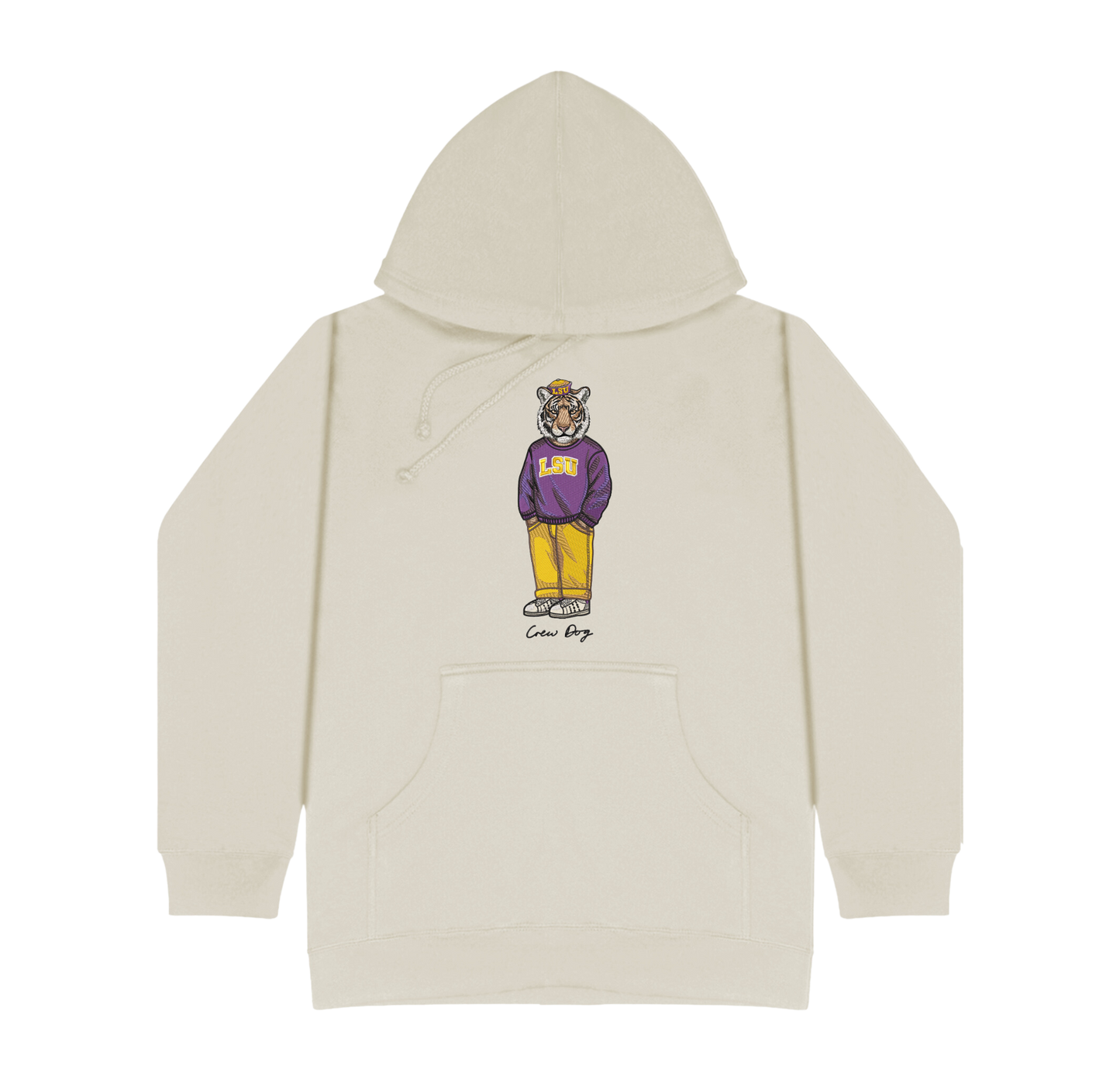 LSU Vault Hat Embroidered Hoodie