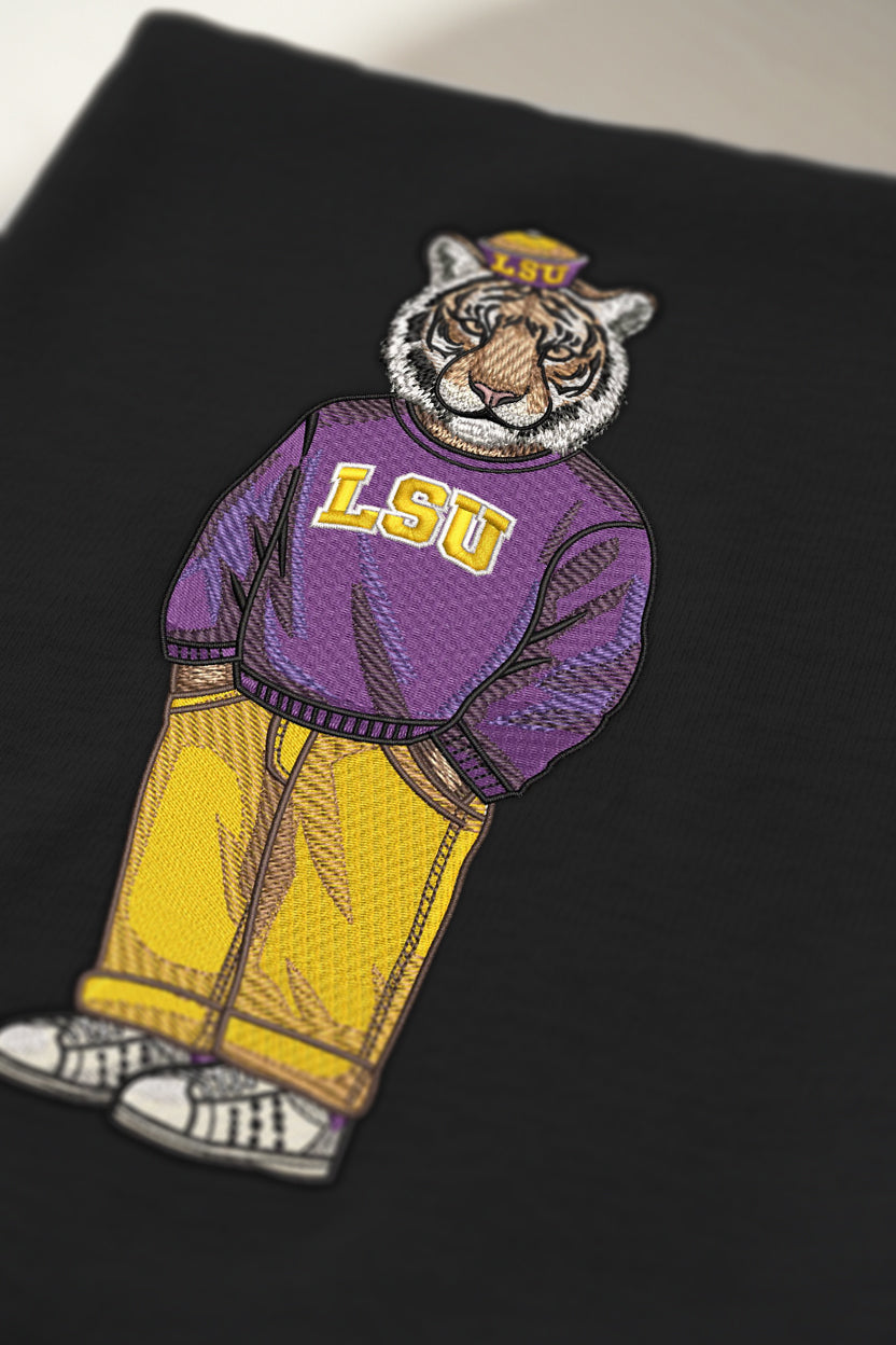 LSU Vault Hat Embroidered Tee