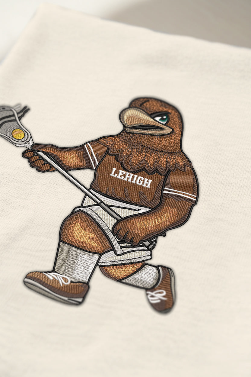 Lehigh Men's Lacrosse Embroidered Crewneck