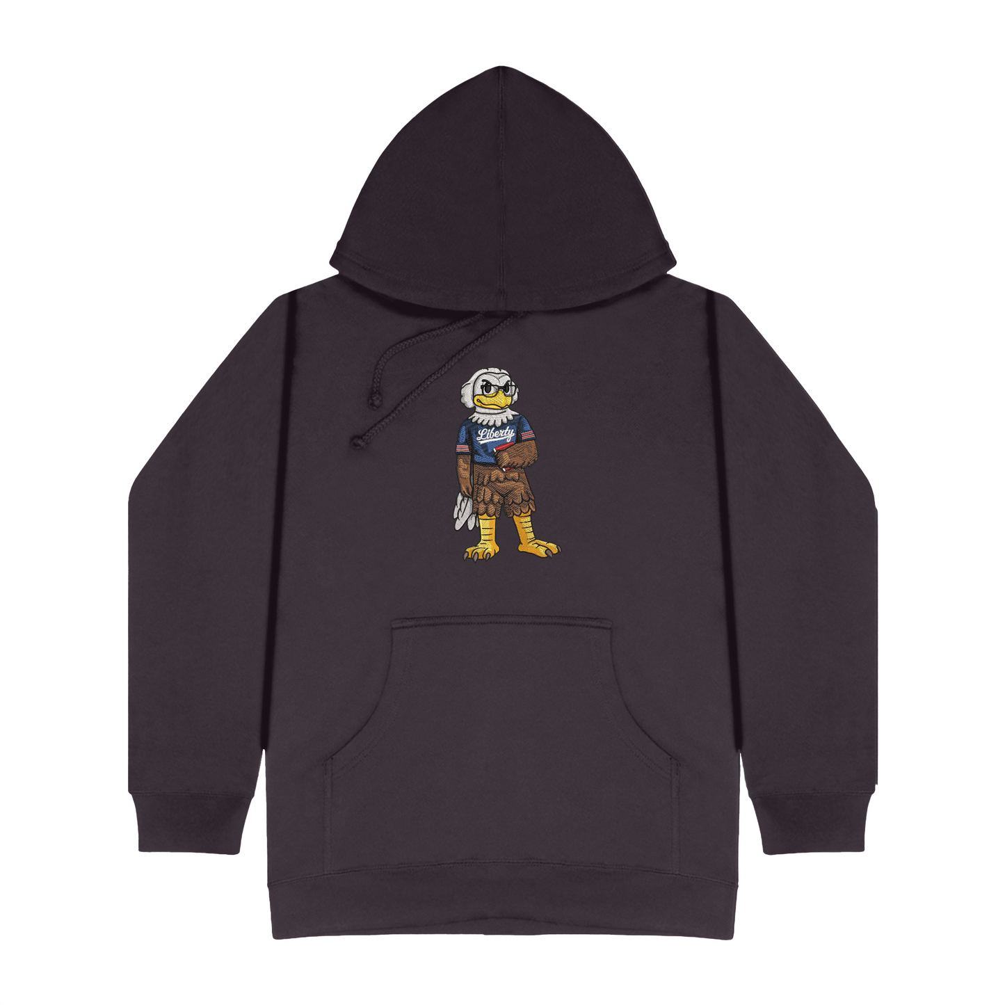 Liberty University Glasses Embroidered Hoodie