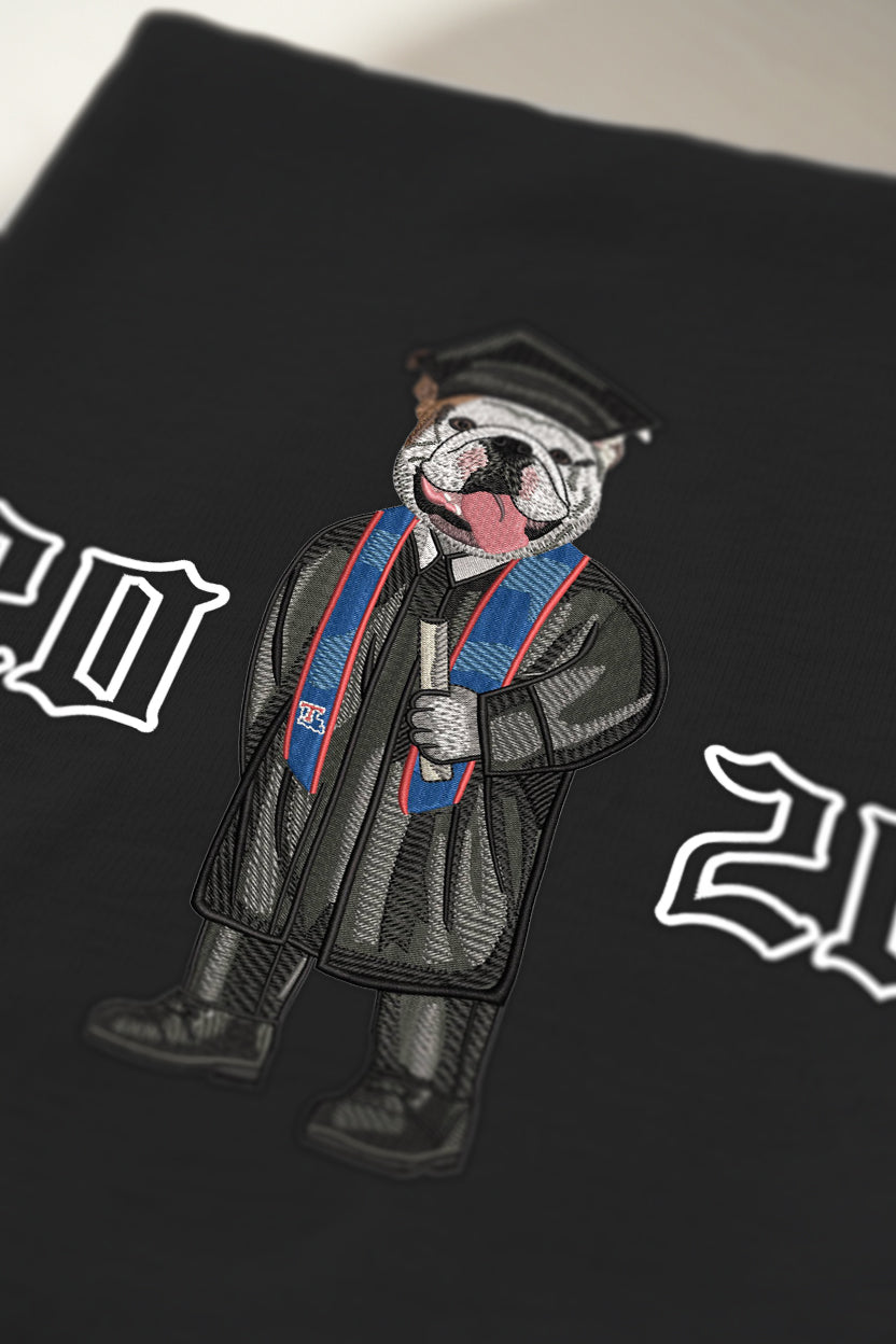 Louisiana Tech Graduation 2026 Embroidered Tee