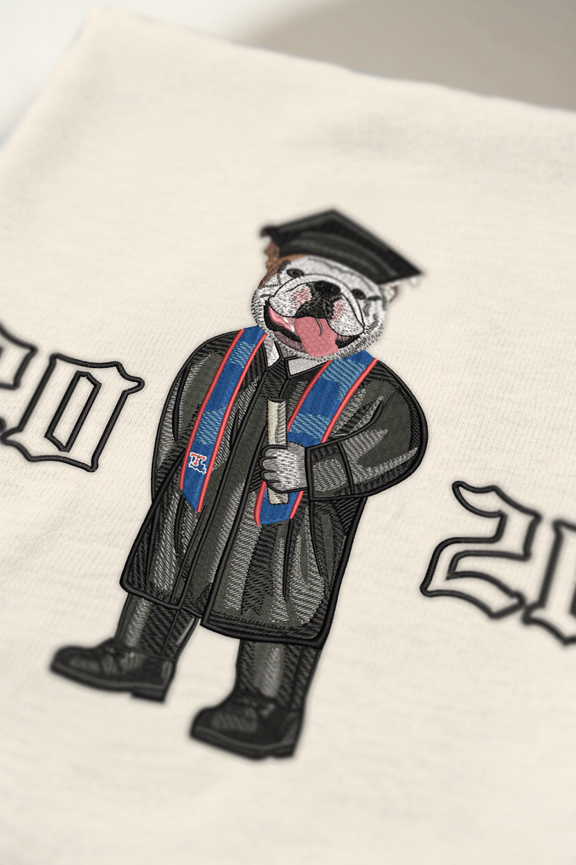 Louisiana Tech Graduation 2026 Embroidered Hoodie