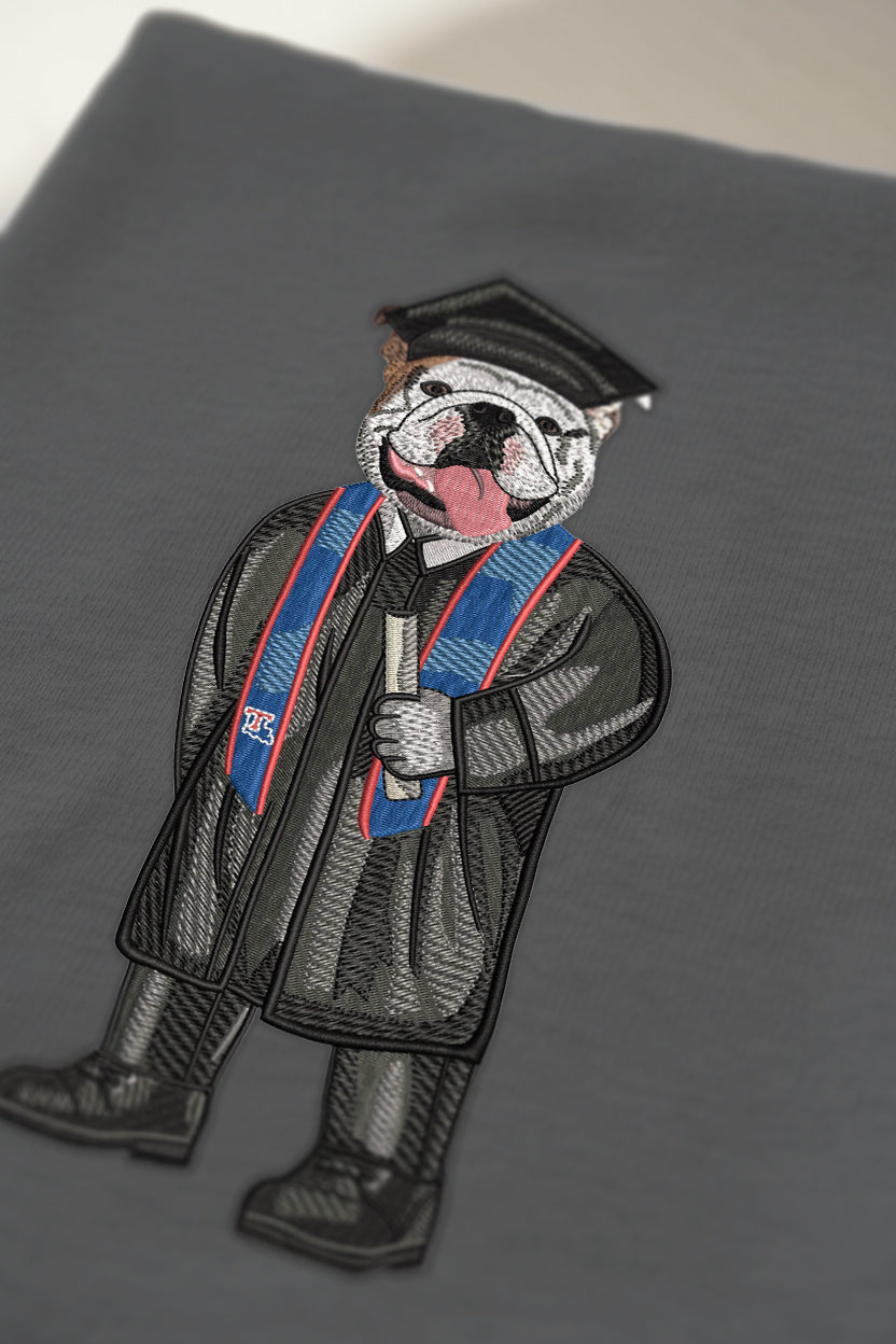 Louisiana Tech Graduation Embroidered Tee