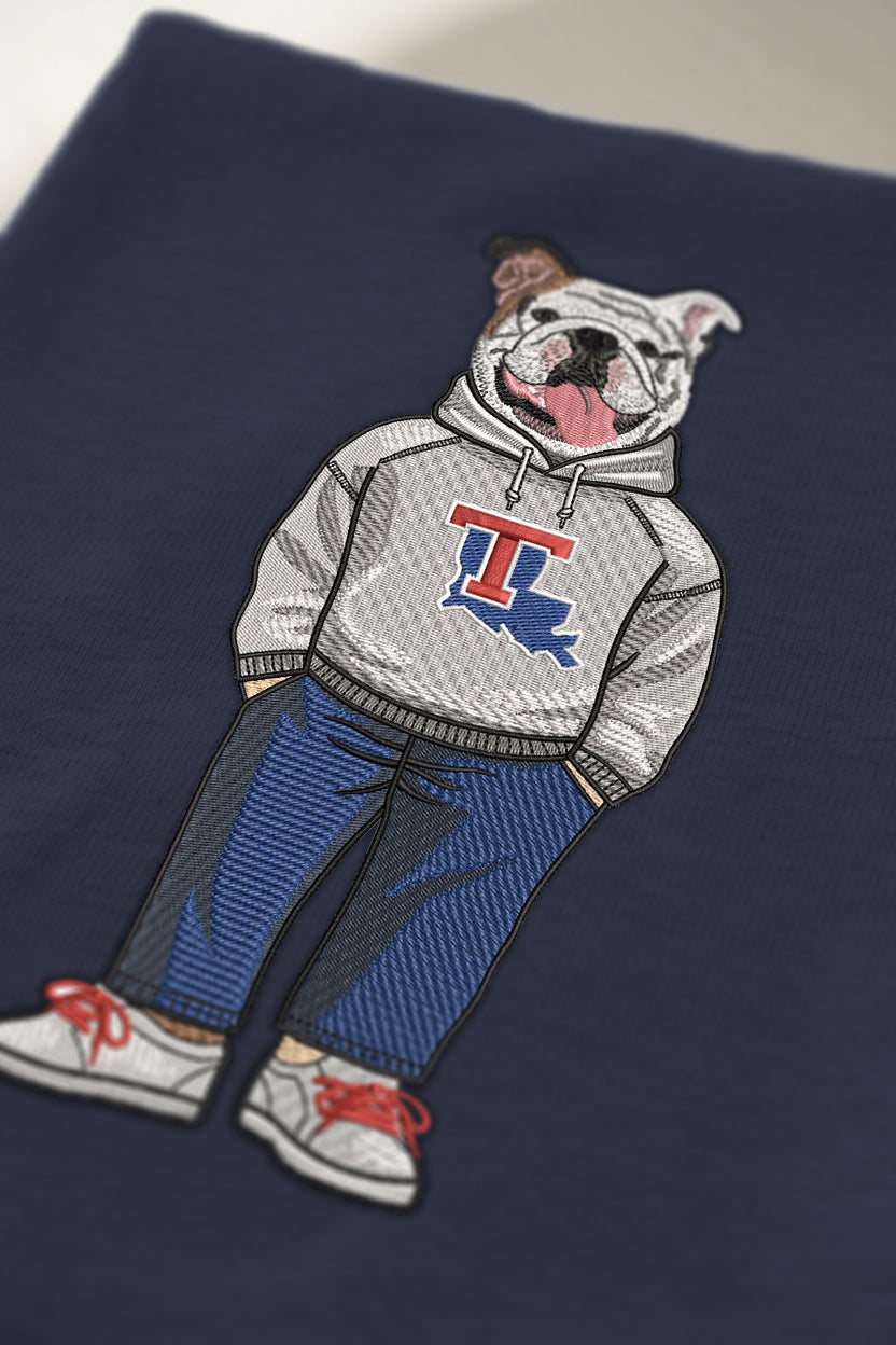 Louisiana Tech Hoodie Embroidered Hoodie