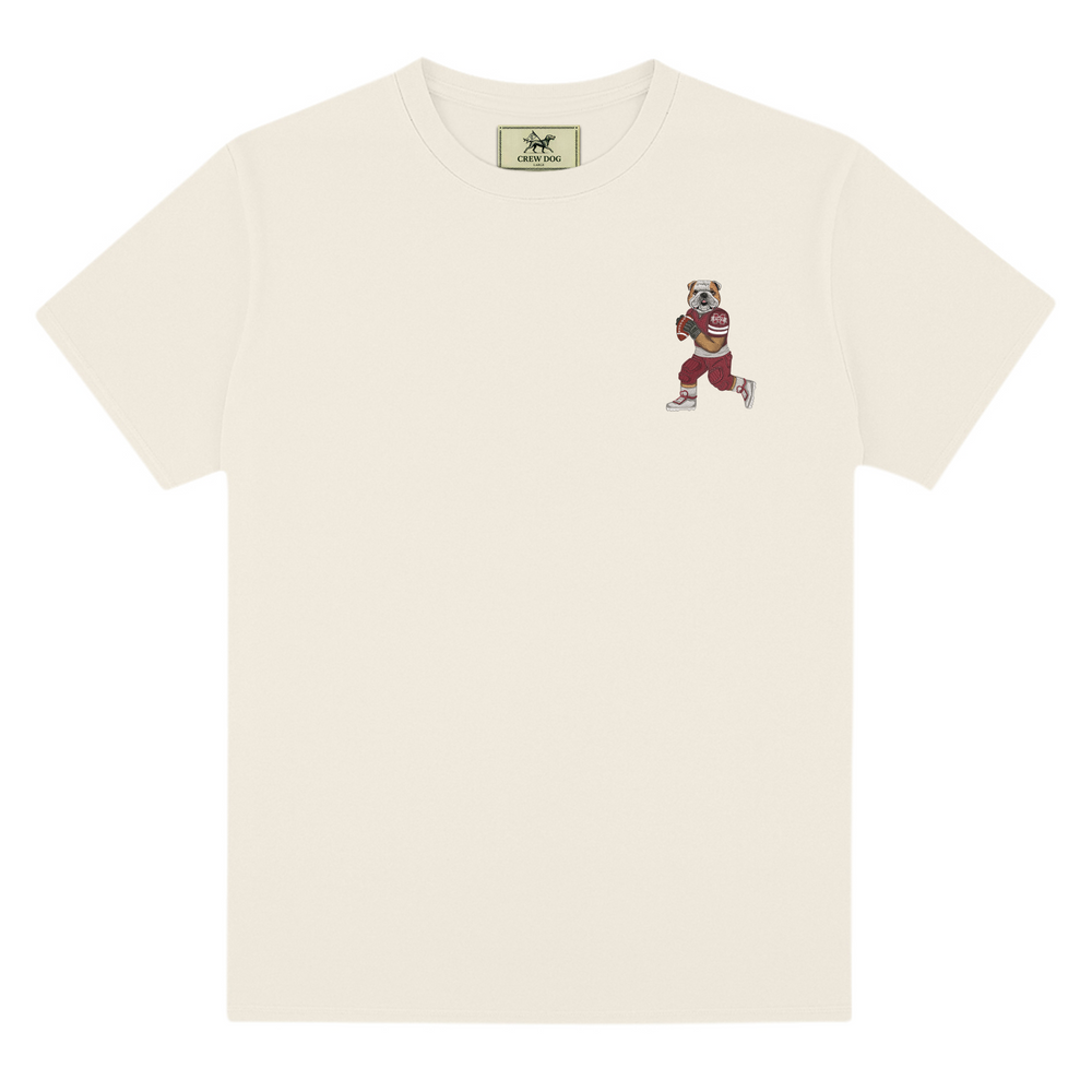 
                      
                        Mississippi State University Football Embroidered Tee
                      
                    