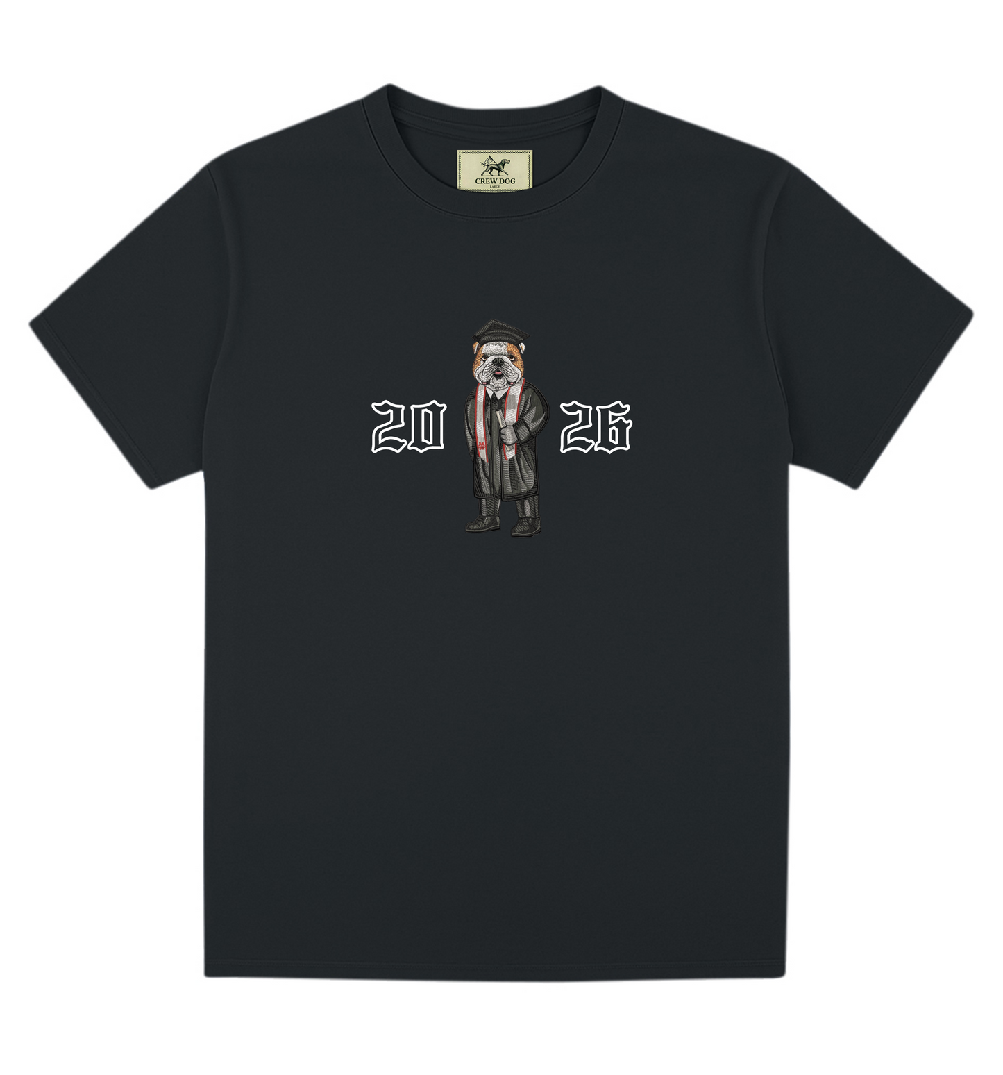 Mississippi State Graduation 2026 Embroidered Tee