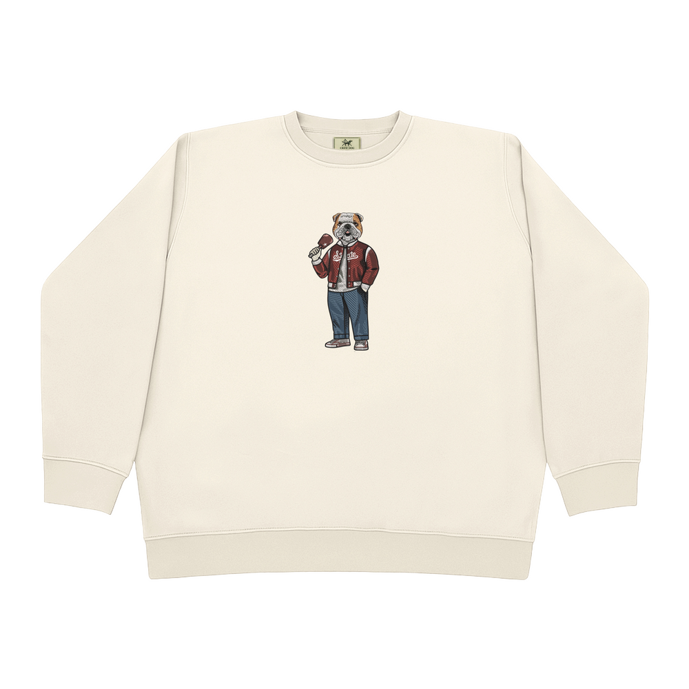 Mississippi State Varsity Embroidered Crewneck