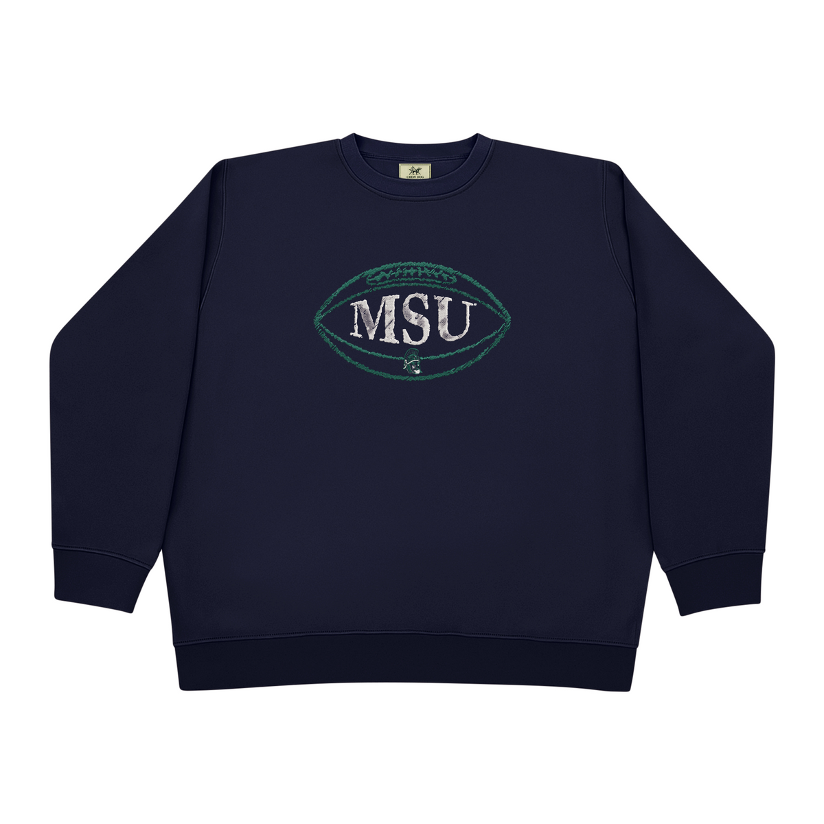 MSU Heritage Embroidered Crewneck