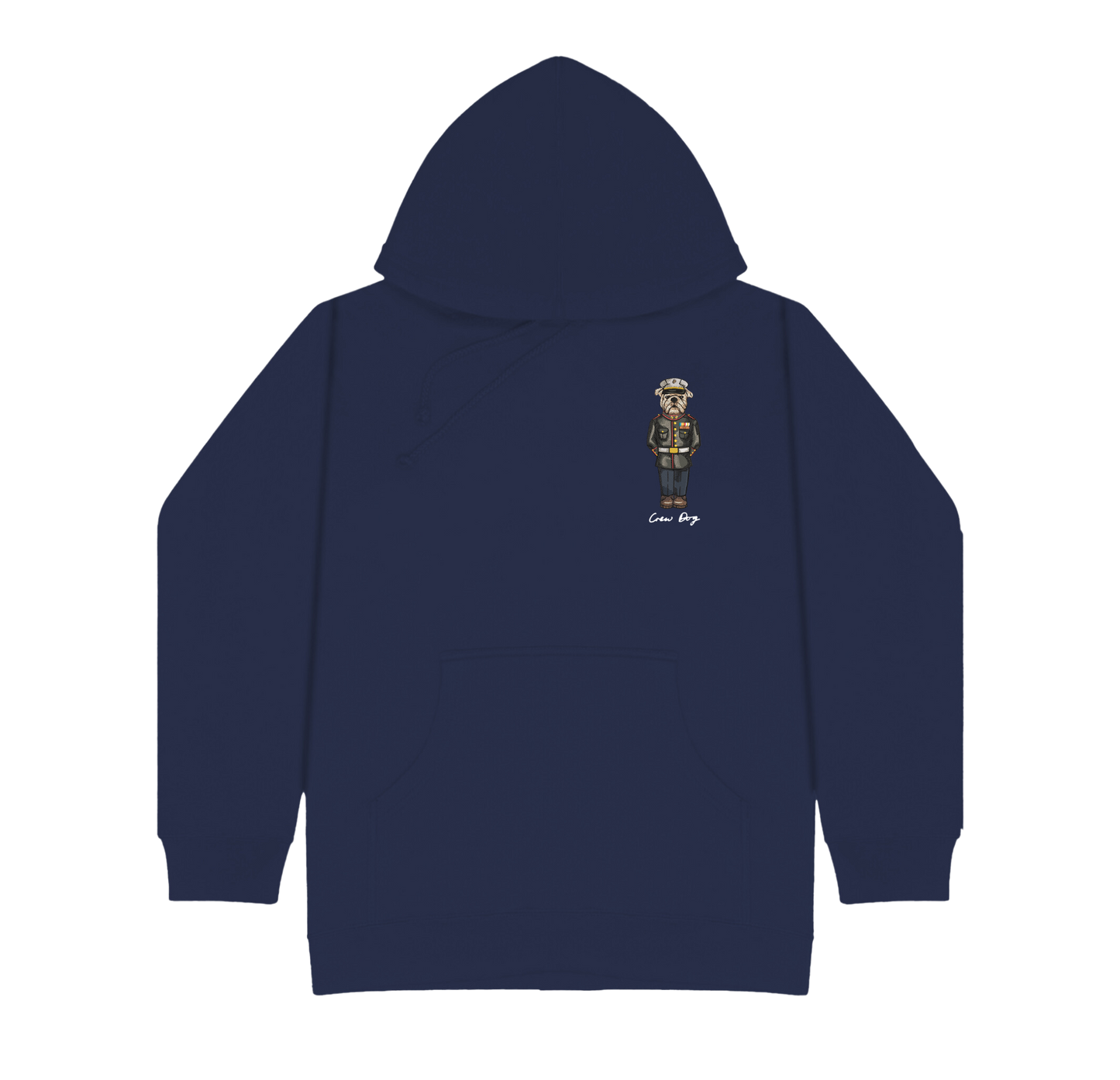 Marine Dress Blues Embroidered Hoodie