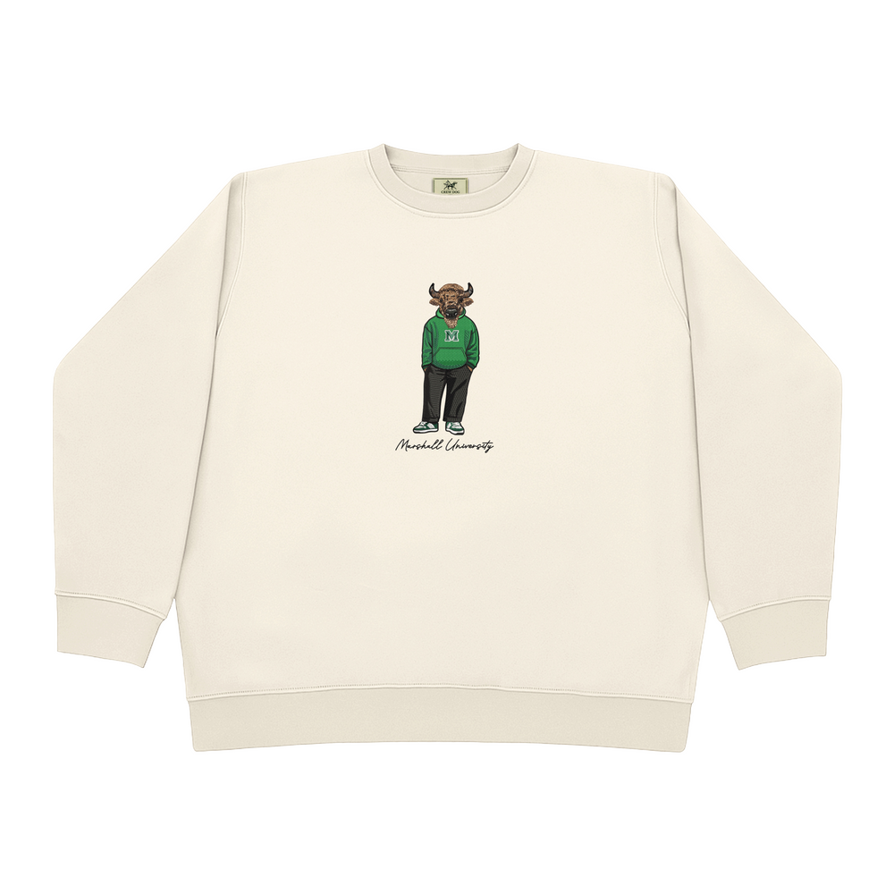 Marshall Hoodie Embroidered Crewneck