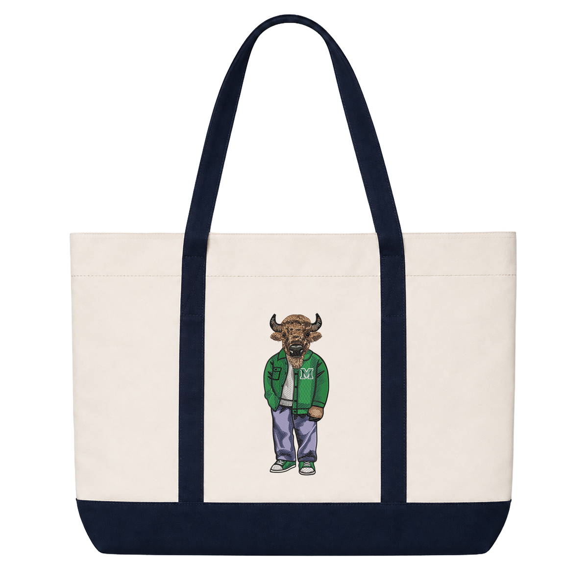 Marshall University Original Embroidered Tote Bag