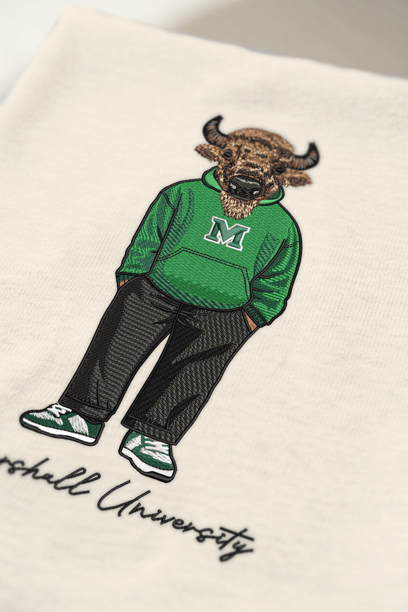 Marshall Hoodie Embroidered Crewneck