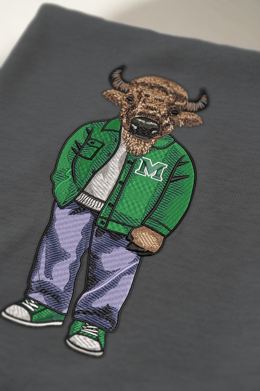 Marshall University Original Embroidered Hoodie
