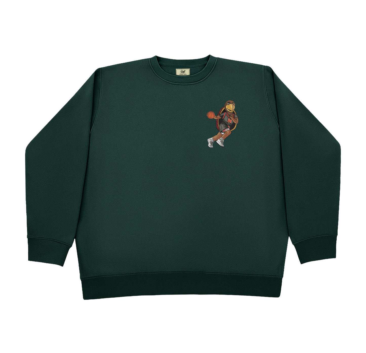 Maryland Basketball Embroidered Crewneck