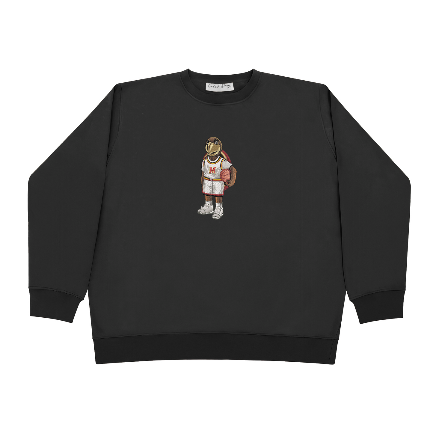 Maryland Basketball Embroidered Crewneck