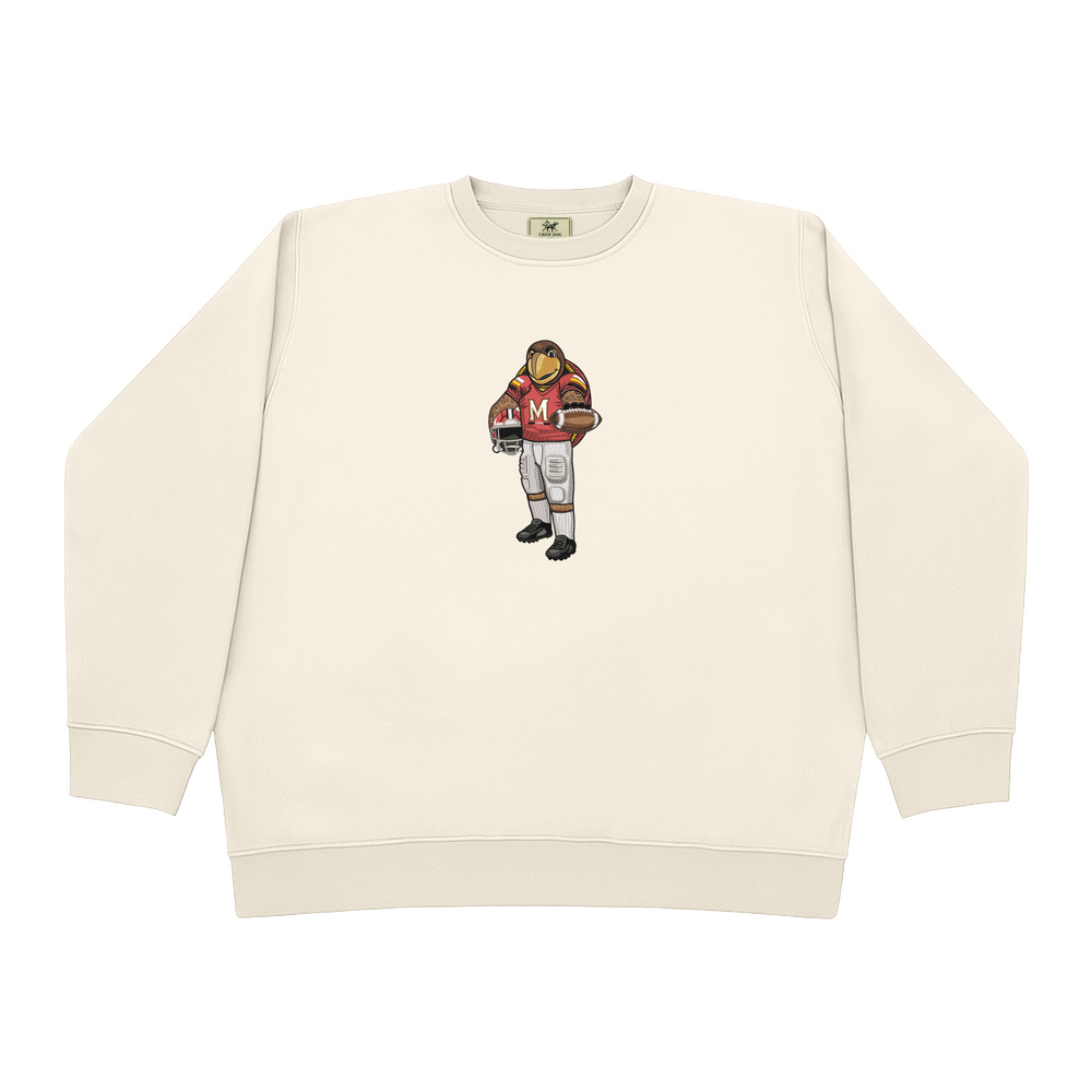 
                      
                        Maryland University Football Embroidered Crewneck
                      
                    