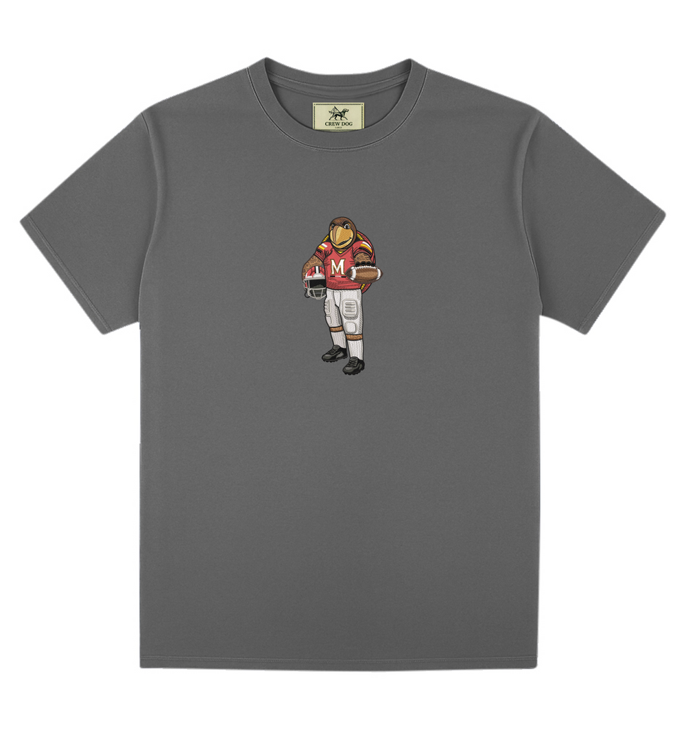 Maryland University Football Embroidered Tee