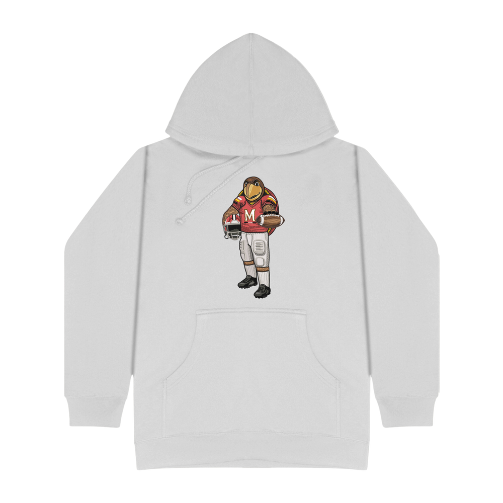 Maryland University Football Embroidered Hoodie