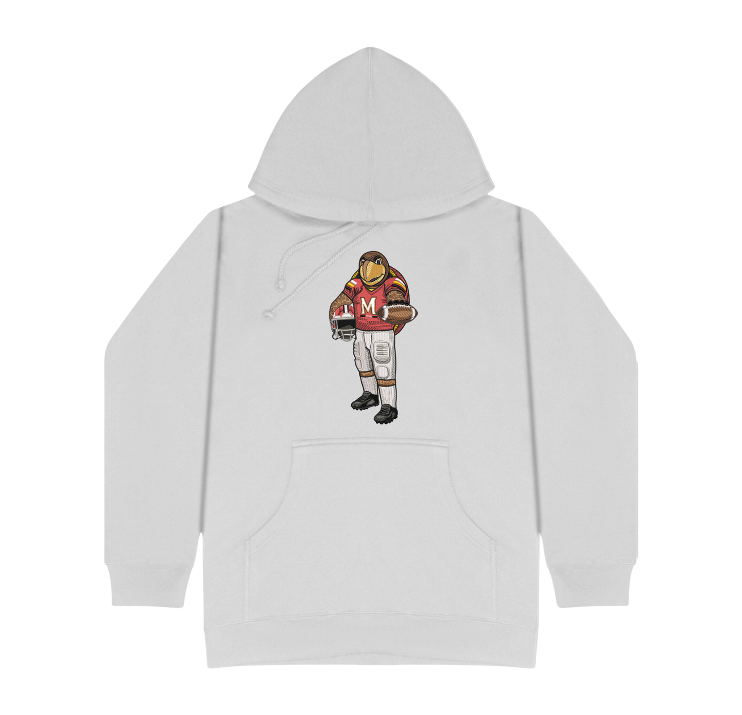 Maryland University Football Embroidered Hoodie