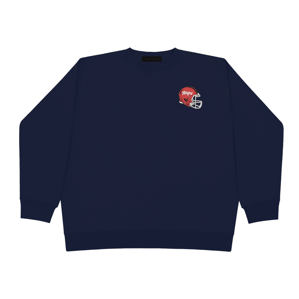 
                      
                        Maryland Helmet Crewneck
                      
                    