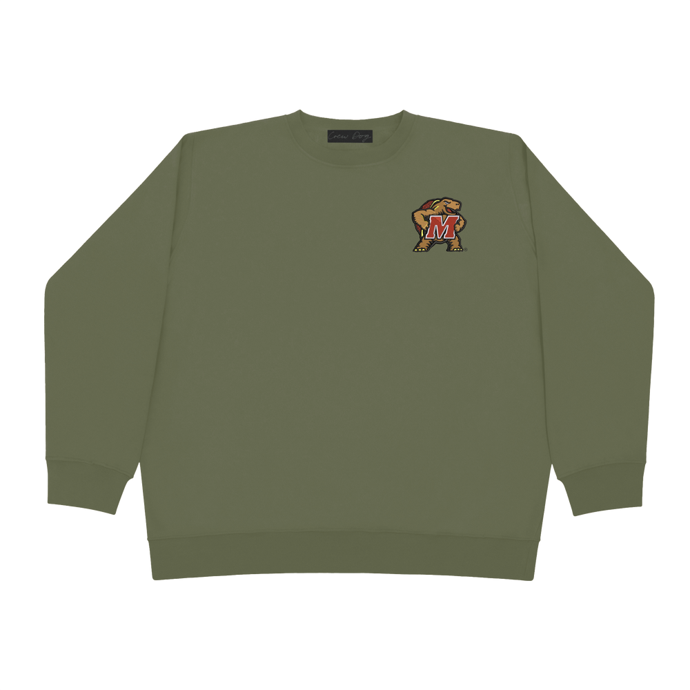 Maryland Terp Embroidered Crewneck