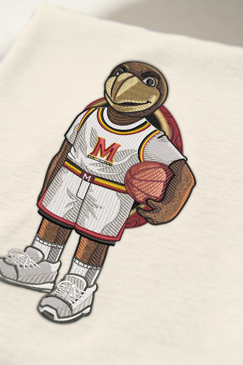 Maryland Basketball Embroidered Tee