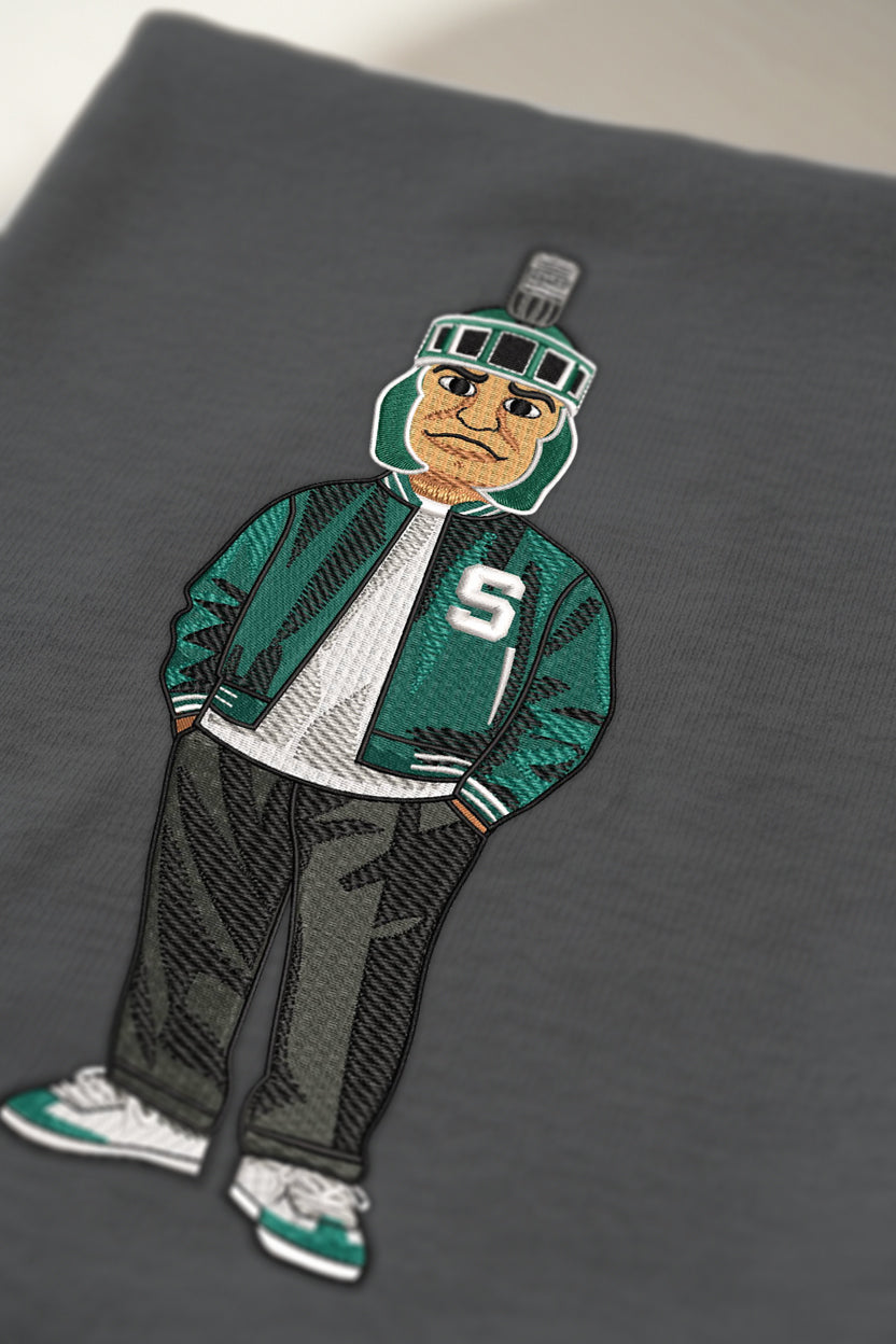 Michigan State Varsity Embroidered Hoodie