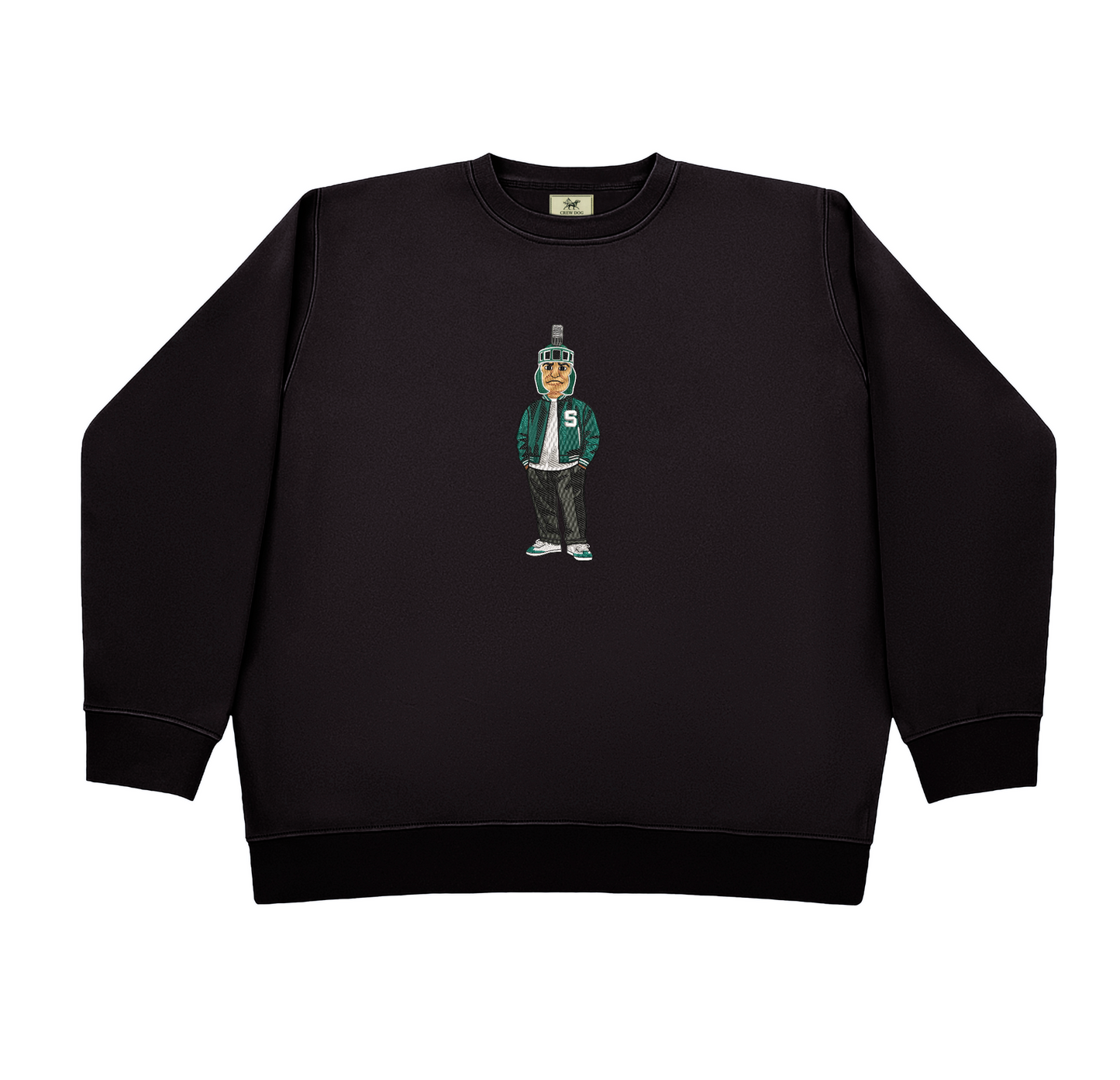 Michigan State Varsity Embroidered Crewneck
