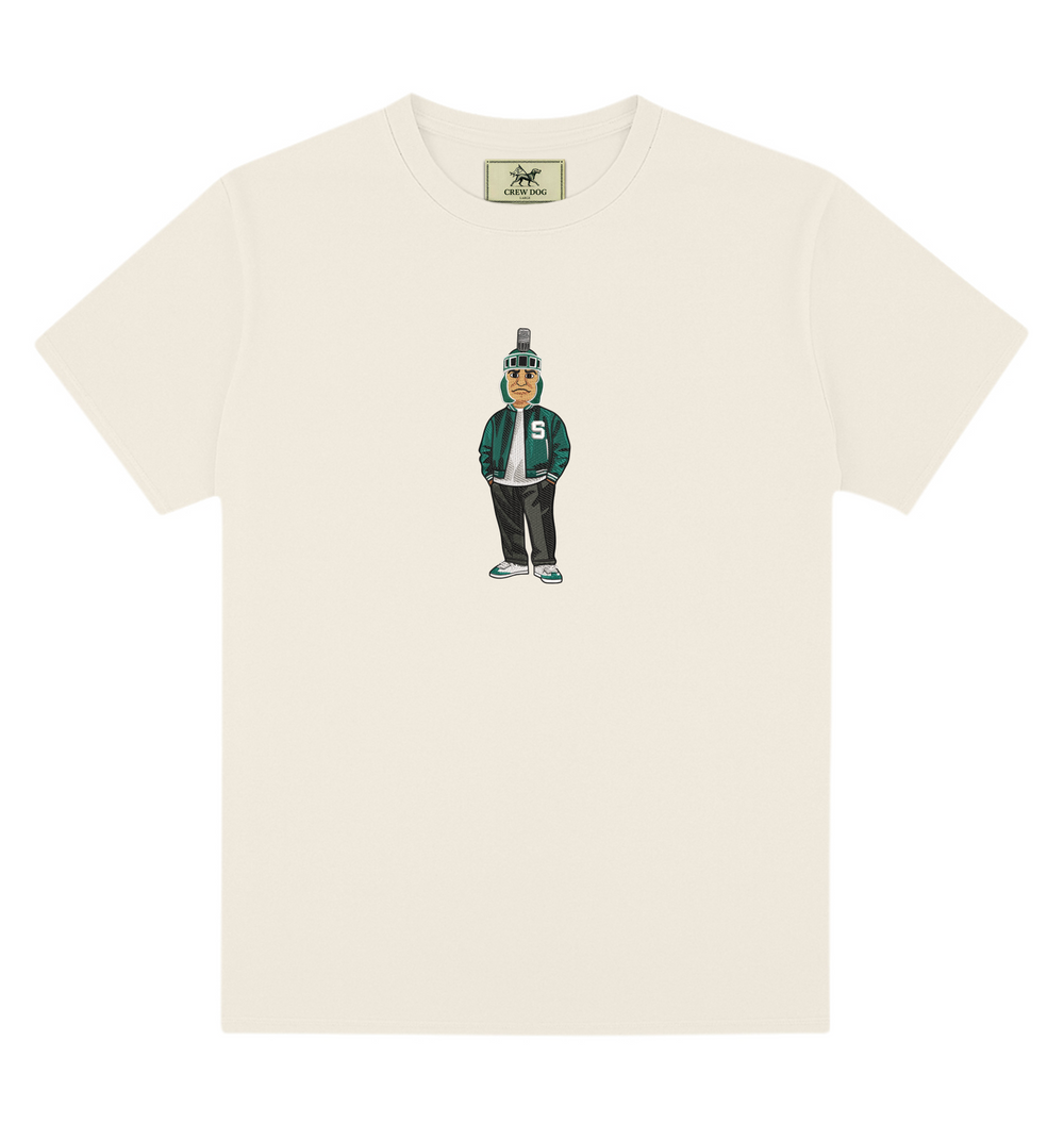 Michigan State 1 Embroidered Tee