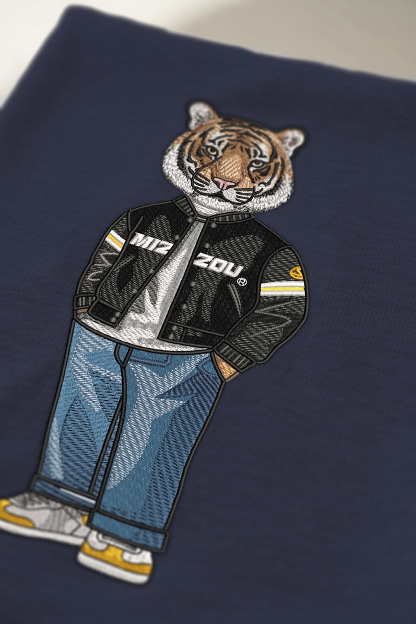 Mizzou 2 Embroidered Tee