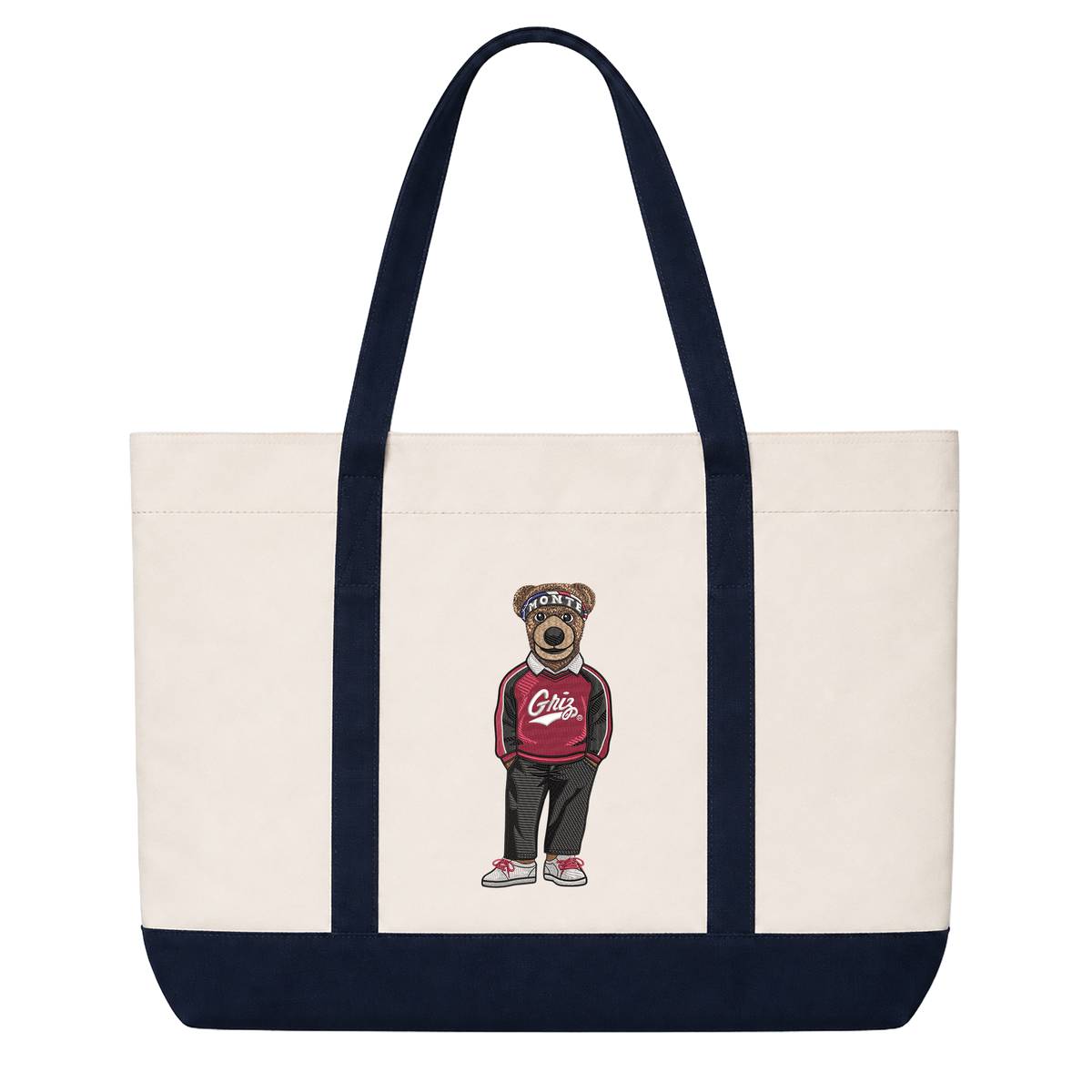 University of Montana Embroidered Tote Bag