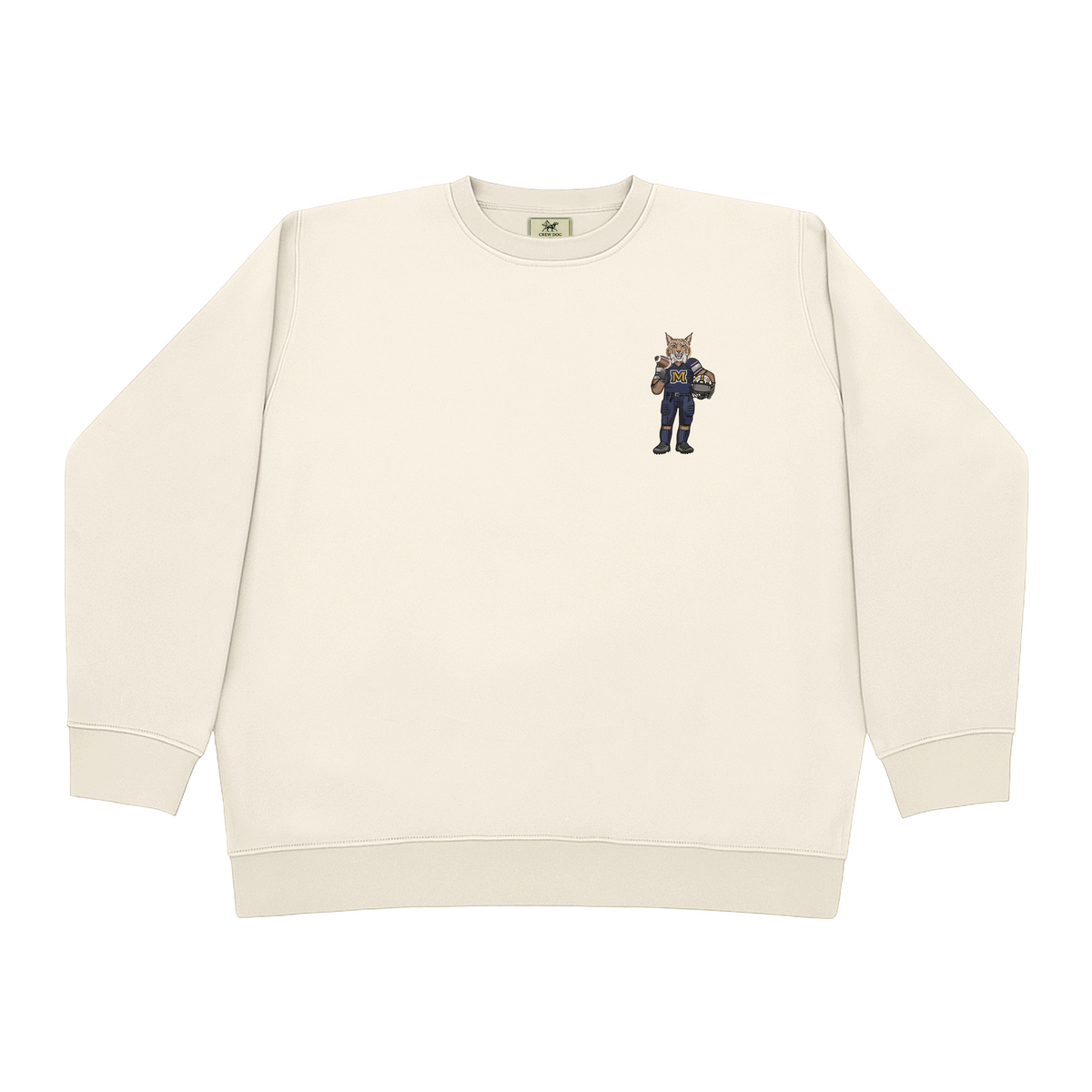 Montana State Football Embroidered Crewneck