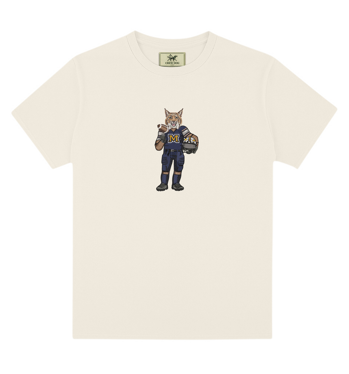 Montana State Football Embroidered Tee