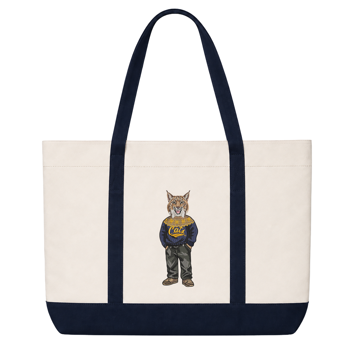 Montana State Sweatshirt Embroidered Tote Bag