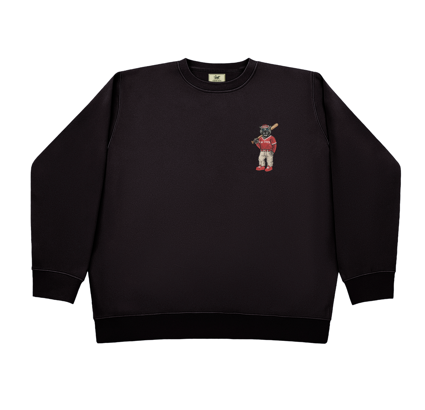 NC State Baseball Embroidered Crewneck