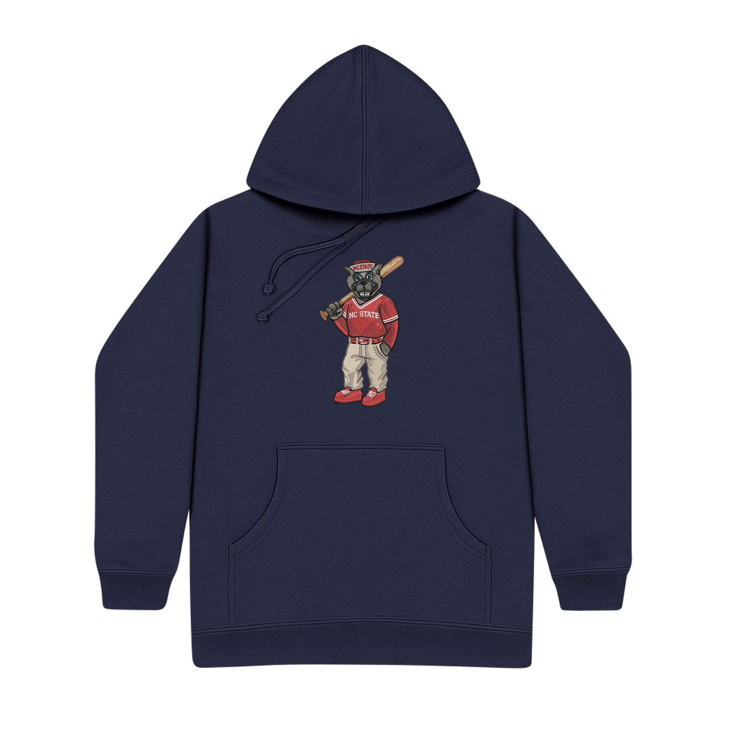 NC State Baseball Embroidered Hoodie