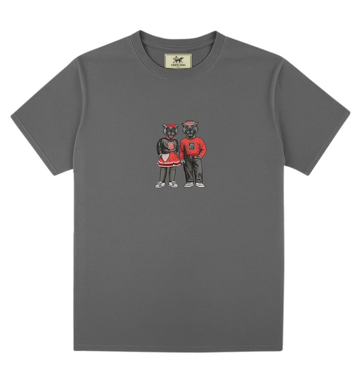 NC State Embroidered Tee