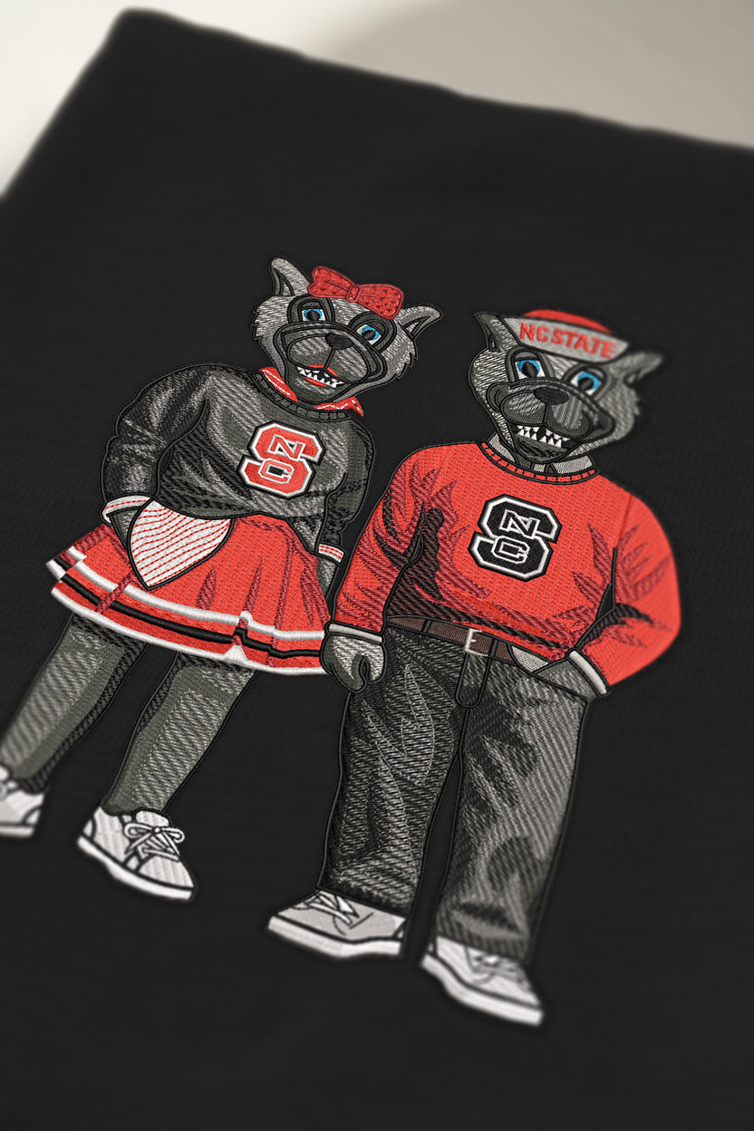 NC State Embroidered Hoodie