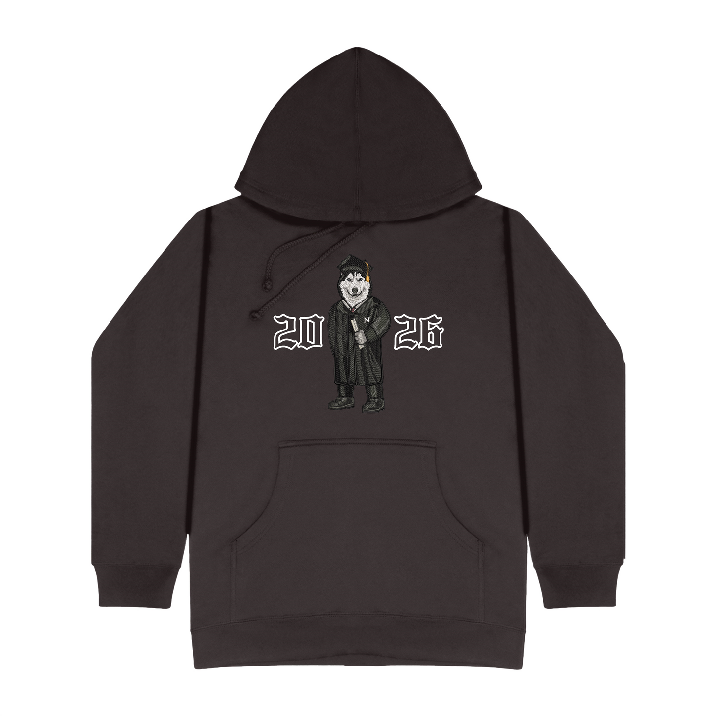 Northeastern Graduation 2026 Embroidered Hoodie