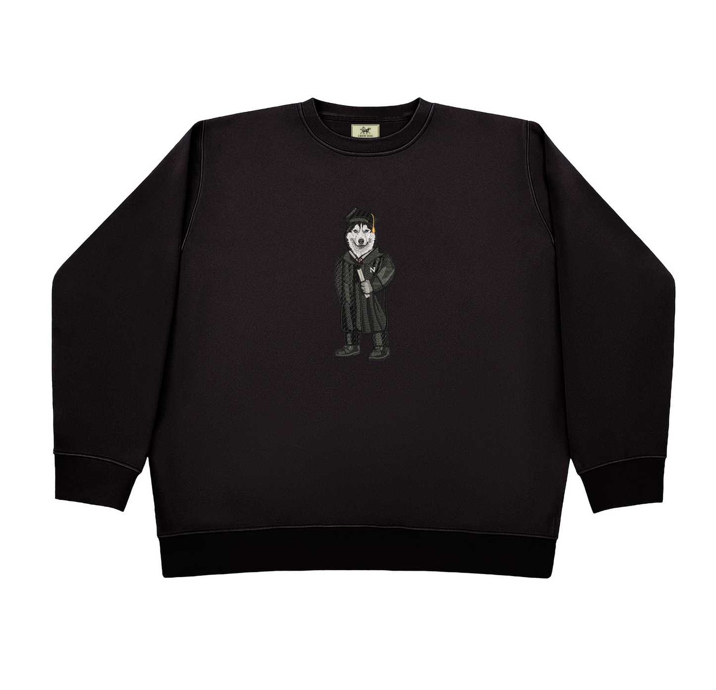 Northeastern Graduation Embroidered Crewneck