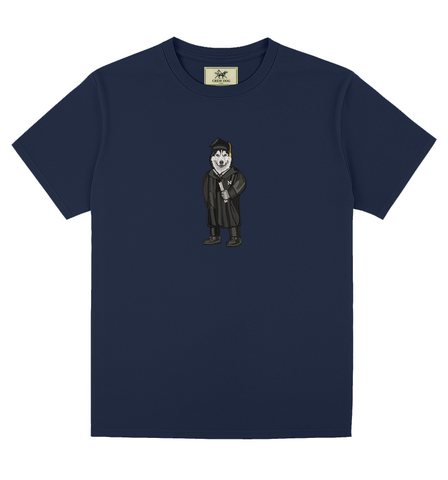 Northeastern Graduation Embroidered Tee