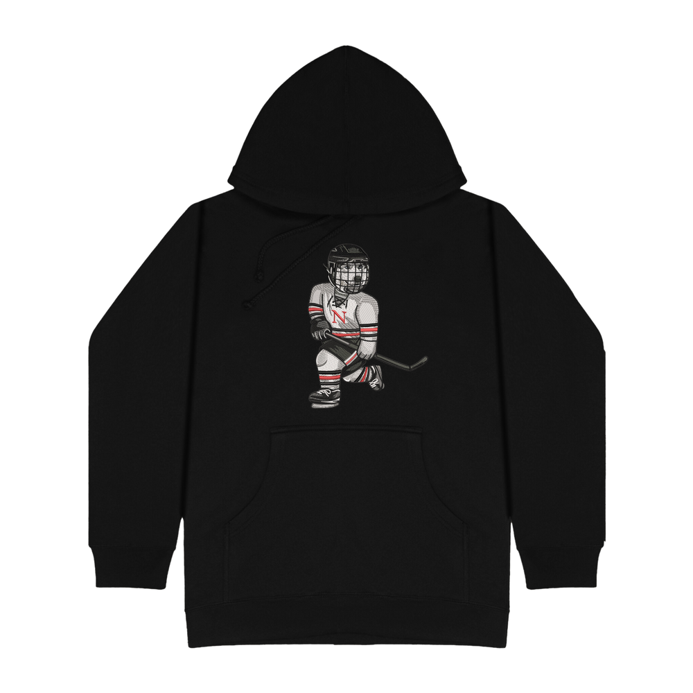 Northeastern Hockey Embroidered Hoodie