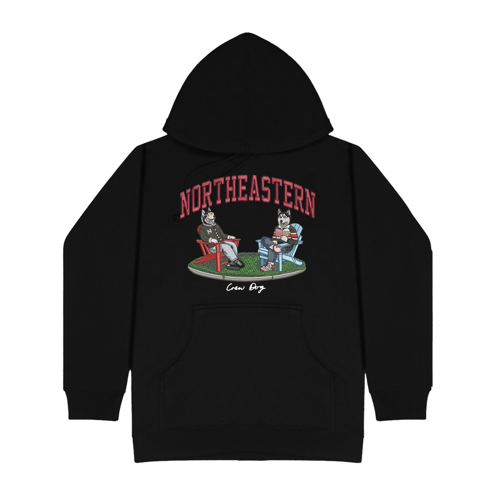 
                      
                        Northeastern Lawn Embroidered Hoodie
                      
                    