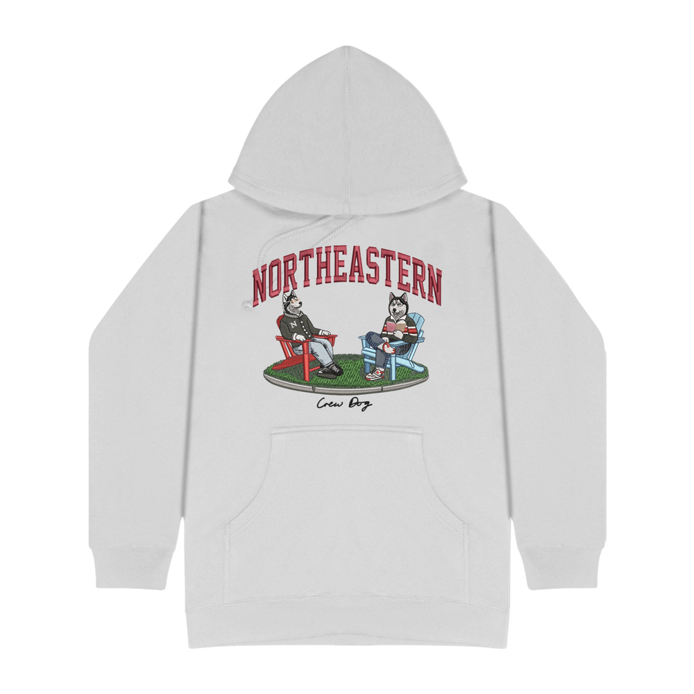 
                      
                        Northeastern Lawn Embroidered Hoodie
                      
                    