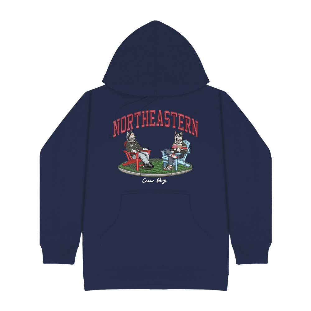 
                      
                        Northeastern Lawn Embroidered Hoodie
                      
                    
