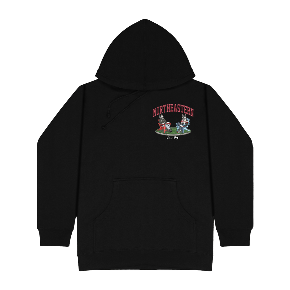
                      
                        Northeastern Lawn Embroidered Hoodie
                      
                    