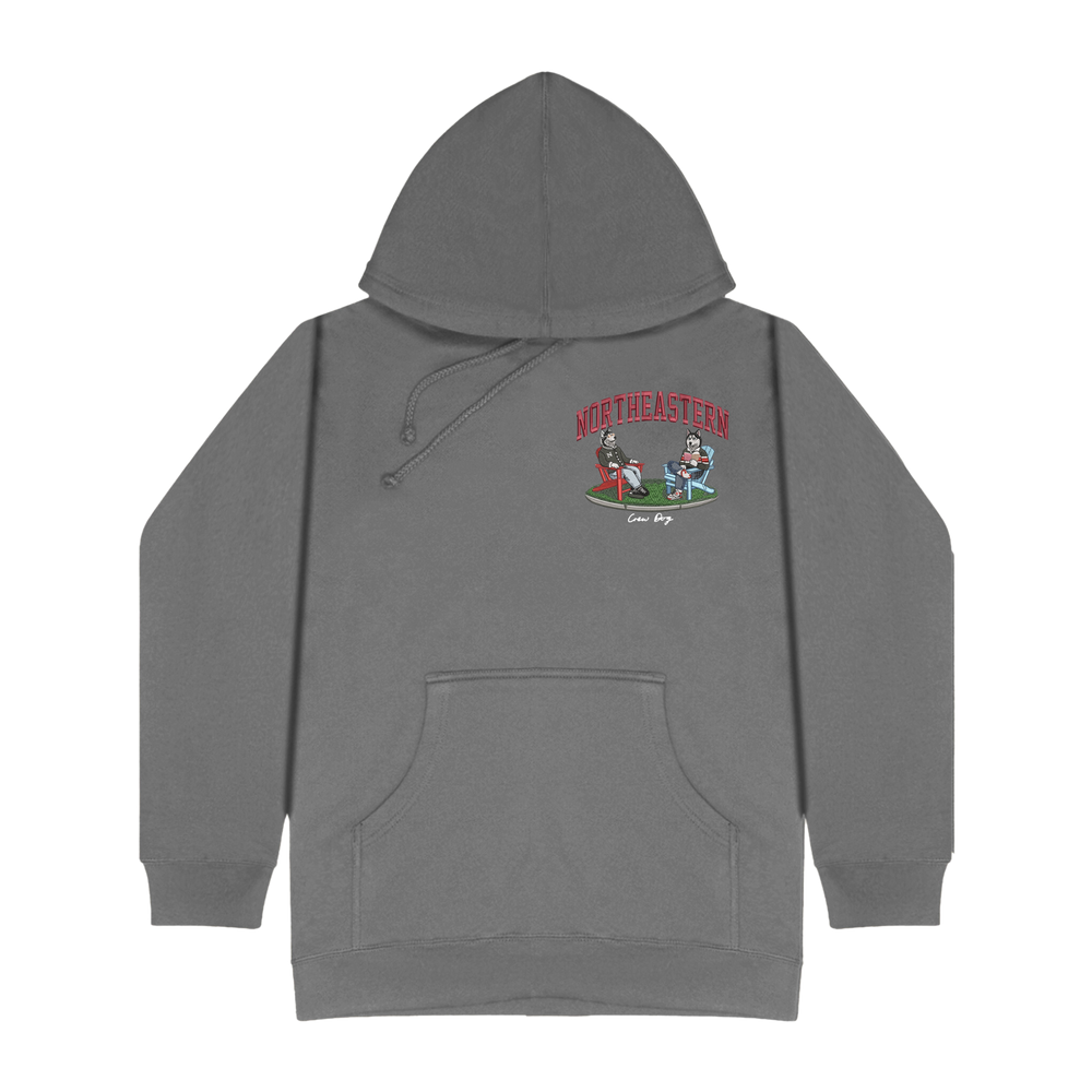 
                      
                        Northeastern Lawn Embroidered Hoodie
                      
                    